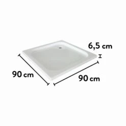 Baliv Duschwanne DW-90.20 E Quadratisch 90 Cm X 90 Cm -Grohe Verkäufe 2025 007874119292 VM01 150621 L