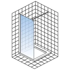 Schulte Alexa Style 2.0 Duschwand Walk In BlackStyle Atelier 1 Dekor 100 X 200cm 8 Schulte Alexa Style 2.0 Duschwand Walk In BlackStyle Atelier 1 Dekor 100 X 200cm -Grohe Verkäufe 2025 060991064753 2053 064753 5