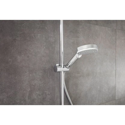 Hansgrohe Duschsystem Crometta E 240 Mm Mit Thermostat Weiß-Chrom 14 Hansgrohe Duschsystem Crometta E 240 Mm Mit Thermostat Weiß-Chrom – Bild 12