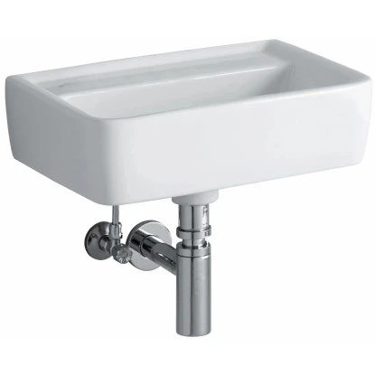 Geberit Handwaschbecken Renova Plan 45 Cm Weiß 4 Geberit Handwaschbecken Renova Plan 45 Cm Weiß – Bild 2