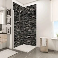 Schulte DecoDesign Duschrückwand Dekor Verblender-Anthrazit 210 X 100 Cm -Grohe Verkäufe 2025 32020 2053 4060991008276 7
