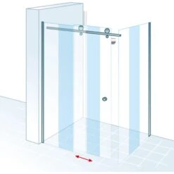 Schulte Master Class Gleittür Mit Seitenwand 120 Cm X 90 Cm Echtglas -Grohe Verkäufe 2025 32020 2053 4060991028960 5