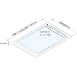 Schulte ExpressPlus Duschwanne Mit Rinne Extraflach 90x100cm 9 Schulte ExpressPlus Duschwanne Mit Rinne Extraflach 90x100cm -Grohe Verkäufe 2025 32020 2053 4060991037160 5