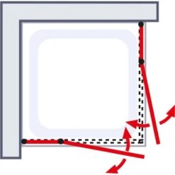 Schulte ExpressPlus Eckeinstieg 4-tlg. AlexaStyle2.0 Alunatur 80x80x192cm -Grohe Verkäufe 2025 32020 2053 4060991037672 6