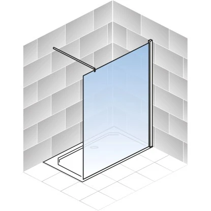 Schulte ExpressPlus Walk In M8 MasterClass Chromoptik Klar Hell 200x90cm 4 Schulte ExpressPlus Walk In M8 MasterClass Chromoptik Klar Hell 200x90cm – Bild 2