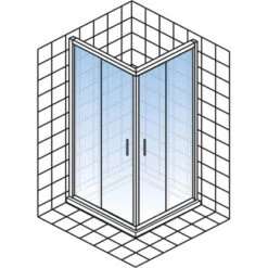 Schulte Eckeinstieg Kristall/Trend 80 Cm X 80 Cm X 185 Cm Echtglas Klar Hell 10 Schulte Eckeinstieg Kristall/Trend 80 Cm X 80 Cm X 185 Cm Echtglas Klar Hell -Grohe Verkäufe 2025 32020 2053 4060991051067 5