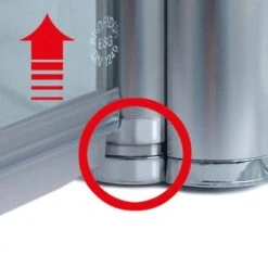 Schulte ExpressPlus Runddusche Garant Mit Duschwanne Alu Natur 200x90x90cm -Grohe Verkäufe 2025 3342 2053 HebSenk Profil 2 4