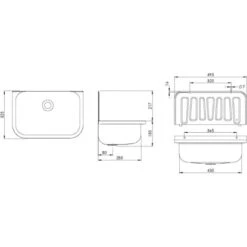Sanitop-Wingenroth Ausgussbecken Edelstahl 50 Cm Chrom 17 Sanitop-Wingenroth Ausgussbecken Edelstahl 50 Cm Chrom -Grohe Verkäufe 2025 4006596042161 2177 8