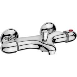 Thermostat-Wannenarmatur Levico Chrom