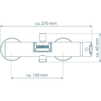 Schütte Design-Wannenfüllarmatur Niagara Mit Schwallauslauf Chrom 6 Schütte Design-Wannenfüllarmatur Niagara Mit Schwallauslauf Chrom – Bild 4