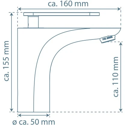 Schütte Waschtischarmatur Orca Chrom 6 Schütte Waschtischarmatur Orca Chrom – Bild 4