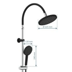 Schütte Überkopfbrause-Set Matao Rain Chrom-Schwarz Matt 12 Schütte Überkopfbrause-Set Matao Rain Chrom-Schwarz Matt -Grohe Verkäufe 2025 4008431606262 2759 3