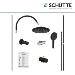 Schütte Überkopfbrause-Set Matao Rain Chrom-Schwarz Matt 16 Schütte Überkopfbrause-Set Matao Rain Chrom-Schwarz Matt -Grohe Verkäufe 2025 4008431606262 2759 8