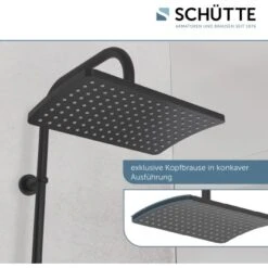 Schütte Duschsystem Mallorca Mit Kopf-und Handbrause Ohne Armatur Schwarz Matt 21 Schütte Duschsystem Mallorca Mit Kopf-und Handbrause Ohne Armatur Schwarz Matt -Grohe Verkäufe 2025 4008431606668 2759 19
