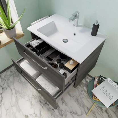 Pelipal Mineralmarmor-Waschbecken 77 Cm Trentino 4 Pelipal Mineralmarmor-Waschbecken 77 Cm Trentino – Bild 2