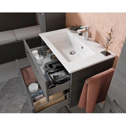 Pelipal Mineralmarmor-Waschbecken 77 Cm Trentino 5 Pelipal Mineralmarmor-Waschbecken 77 Cm Trentino – Bild 3