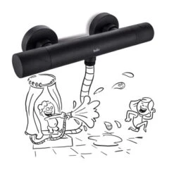 Baliv Thermostat-Duscharmatur DU-2060 Schwarz 11 Baliv Thermostat-Duscharmatur DU-2060 Schwarz -Grohe Verkäufe 2025 4048122122206 S03 021220 L