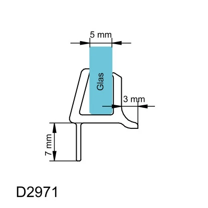 Schulte Wasserabweisprofil Gebogen 5 Mm Glas Für Rundduschen 4 Schulte Wasserabweisprofil Gebogen 5 Mm Glas Für Rundduschen – Bild 2