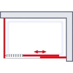 Schulte Schiebetür Inkl. Seitenwand MasterClass Chromoptik BxTxH 140x80x200 Cm -Grohe Verkäufe 2025 4060991029011 2053 03