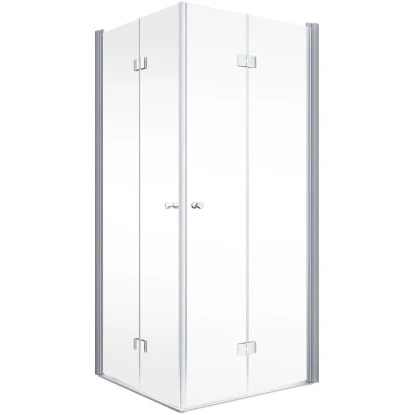 Schulte ExpressPlus Drehfalttür Eckeinstieg AlexaStyle2.0 Alu Natur Klar 80cm 4 Schulte ExpressPlus Drehfalttür Eckeinstieg AlexaStyle2.0 Alu Natur Klar 80cm – Bild 2