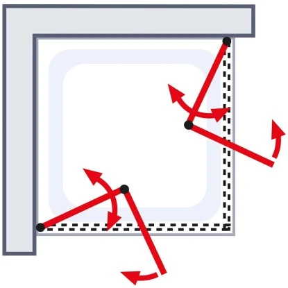 Schulte ExpressPlus Drehfalttür Eckeinstieg AlexaStyle2.0 Alu Natur Klar 80cm 9 Schulte ExpressPlus Drehfalttür Eckeinstieg AlexaStyle2.0 Alu Natur Klar 80cm – Bild 7