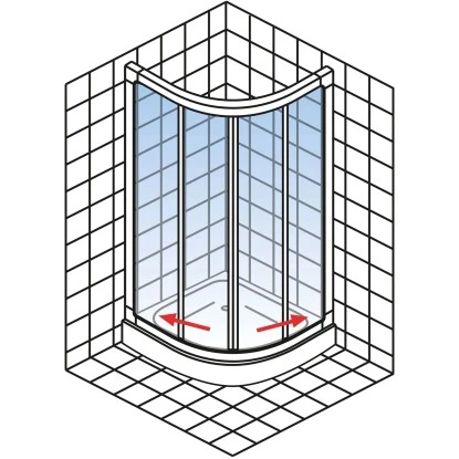 Schulte ExpressPlus Runddusche Kristall/Trend Inkl. Duschwanne 80x80cm 7 Schulte ExpressPlus Runddusche Kristall/Trend Inkl. Duschwanne 80x80cm – Bild 5