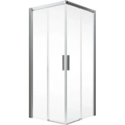 Schulte Eckeinstieg II Ohne Unteres Profil Kristall Trend Alu-Natur 200 X 90 Cm -Grohe Verkäufe 2025 4060991047473 2053 S 01