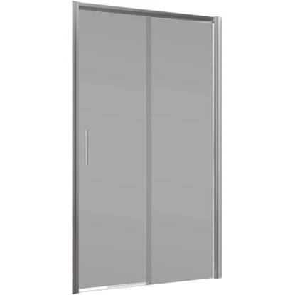 Schulte 2-tlg. Schiebetür Kristall/Trend Festelement Li. Chromoptik 140x200 Cm 4 Schulte 2-tlg. Schiebetür Kristall/Trend Festelement Li. Chromoptik 140x200 Cm – Bild 2