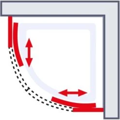 Schulte Runddusche II Kristall/Trend Aluminiumprofilen BxTxH 80 X 80 X 185 Cm -Grohe Verkäufe 2025 4060991051180 2053 03