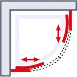 Schulte ExpressPlus Runddusche Sunny Sicherheitsglas Chromoptik 190x90x90cm 16 Schulte ExpressPlus Runddusche Sunny Sicherheitsglas Chromoptik 190x90x90cm -Grohe Verkäufe 2025 4060991051197 2053 6