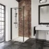 Schulte Alexa Style 2.0 Drehtür Inkl. Seitenwand BlackStyle 80 X 80 X 192cm -Grohe Verkäufe 2025 4060991055867 2053 1