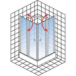 Schulte ExpressPlus Eckeinstieg Mit Drehfalttür Garant Chromoptik 200x80cm 19 Schulte ExpressPlus Eckeinstieg Mit Drehfalttür Garant Chromoptik 200x80cm -Grohe Verkäufe 2025 4060991055980 2053 5
