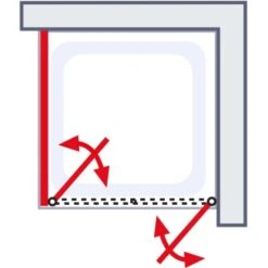 Schulte ExpressPlus Set Duschkabine Pendeltür Garant Mit Duschwanne 200x80cm -Grohe Verkäufe 2025 4060991056017 2053 6