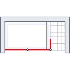 Schulte Alexa Style 2.0 Duschwand Walk In Loft 2-tlg BlackStyle 120 X 30 X 200cm -Grohe Verkäufe 2025 4060991056741 2053 6
