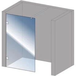 Schulte Alexa Style 2.0 Duschwand Walk In Loft 2-teilig BlackStyle 120 X 200cm -Grohe Verkäufe 2025 4060991056758 2053 7