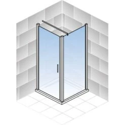 Schulte ExpressPlus Set Duschkabine Mit Drehtür AlexaStyle2.0 Mit DW 192x80cm -Grohe Verkäufe 2025 4060991057038 2053 5