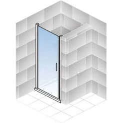 Schulte Drehtür Toura Nische Pendelbar Schwarz 200 X 90 Cm Klar Hell Anschlag L 13 Schulte Drehtür Toura Nische Pendelbar Schwarz 200 X 90 Cm Klar Hell Anschlag L -Grohe Verkäufe 2025 4060991070006 2053 6