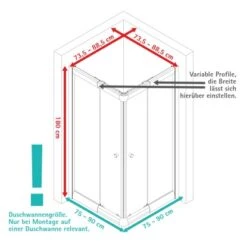Schulte Eckeinstieg Mit Schiebetüren Sunny 180 Cm X 75-90 Cm Weiß Glasdekor 14 Schulte Eckeinstieg Mit Schiebetüren Sunny 180 Cm X 75-90 Cm Weiß Glasdekor -Grohe Verkäufe 2025 4060991070501 2053 VM 01