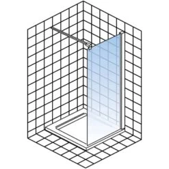 Schulte Walk In Frontteil Alexa Style 2.0 Dekor Frame Mattschwarz 200 X 120 Cm -Grohe Verkäufe 2025 4060991070907 2053 5