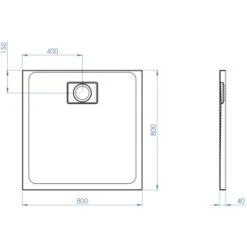 Ottofond Duschwanne Pearl 80 Cm X 80 Cm Weiß -Grohe Verkäufe 2025 416352 3209 Pearl800x800 5