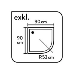Baliv Duschkabine DUK-90.50R 90 Cm X 90 Cm Chrom 18 Baliv Duschkabine DUK-90.50R 90 Cm X 90 Cm Chrom -Grohe Verkäufe 2025 4250312107805 WEB03 270521