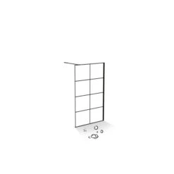 Baliv Duschabtrennung Walk-In DUK-120.131 120 Cm X 195 Cm Schwarz -Grohe Verkäufe 2025 4250312111048 S03 080720 L