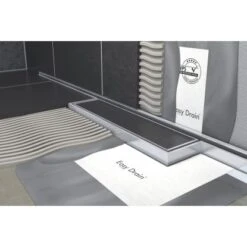 ESS Easy Drain Duschrinne M-Line 80 Cm Komplettset Sperrwasserhöhe 30 Mm -Grohe Verkäufe 2025 4849352 4849527 4849659 b2