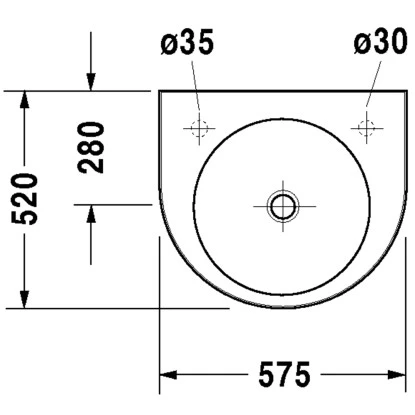Duravit Waschbecken Architec 57,5 Cm Weiß Mit Hahnloch Rechts 4 Duravit Waschbecken Architec 57,5 Cm Weiß Mit Hahnloch Rechts – Bild 2