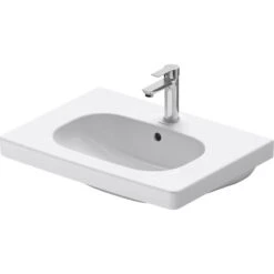 Duravit Möbelwaschbecken D-Code 65 Cm Weiß Mit 1 Hahnloch