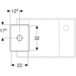 Geberit Gipsfangbecken Publica Unterteil 25 Cm Weiß -Grohe Verkäufe 2025 515940 4123 das 762403 5