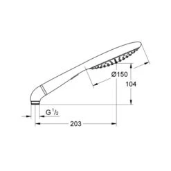 Grohe Handbrause Rainshower Solo 150 2 Strahlarten Chrom 7 Grohe Handbrause Rainshower Solo 150 2 Strahlarten Chrom -Grohe Verkäufe 2025 518591 4520 1786432
