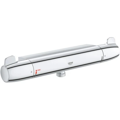 Grohe Thermostat-Brausebatterie Grohtherm Special Chrom Ohne Abdeckung 3 Grohe Thermostat-Brausebatterie Grohtherm Special Chrom Ohne Abdeckung