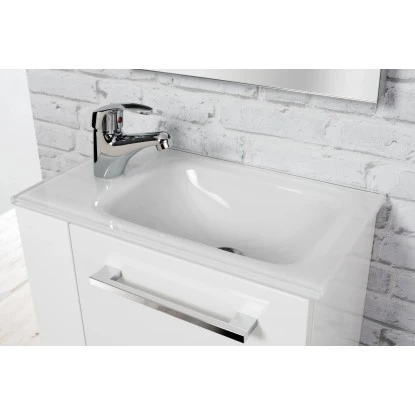 Fackelmann Handwaschbecken 45 Cm Glas Weiß 3 Fackelmann Handwaschbecken 45 Cm Glas Weiß