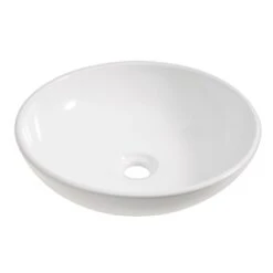 Aufsatzwaschbecken Ø 42 Cm Rund Weiß